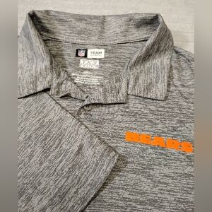 NFL Team apparel men's small Chicago bears polo cool performance short sleeve